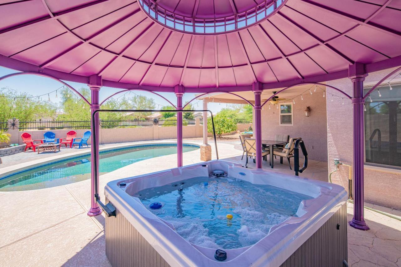 Boho Chic Arizona Villa W Pool & Mini Golf Casa Grande Exterior foto